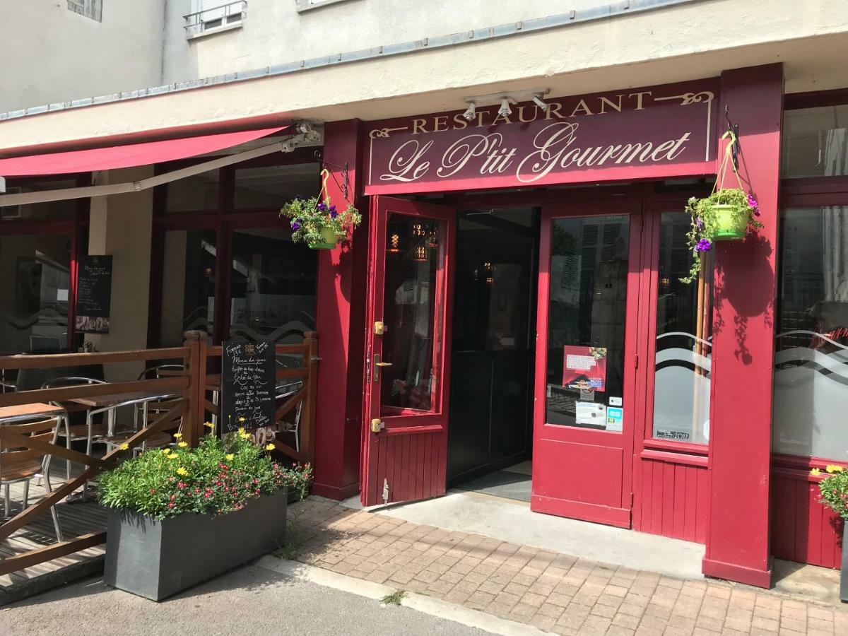 Hotel Du Centre - Restaurant Le P'Tit Gourmet Tonnerre Kültér fotó